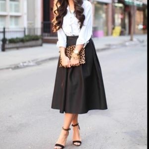 W.H.B.M. Skirt Taffeta (black)